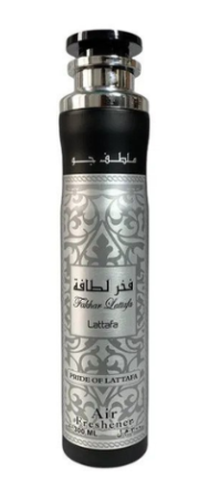 Fakhar Lattafa Silver 300ml Air Freshener by Lattafa (Pack of 12)