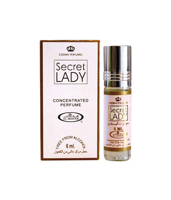 Pack of 6 - Secret Lady  6ml Perfume Oil by Al Rehab