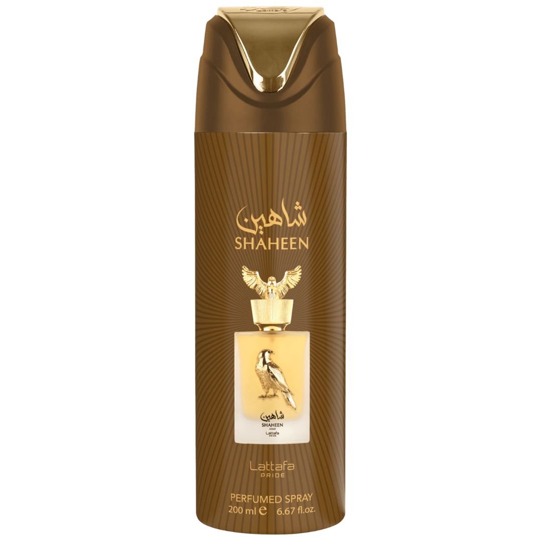 Shaheen Gold 200ml Body Sprays by Lattafa Pride (Pack of 12)