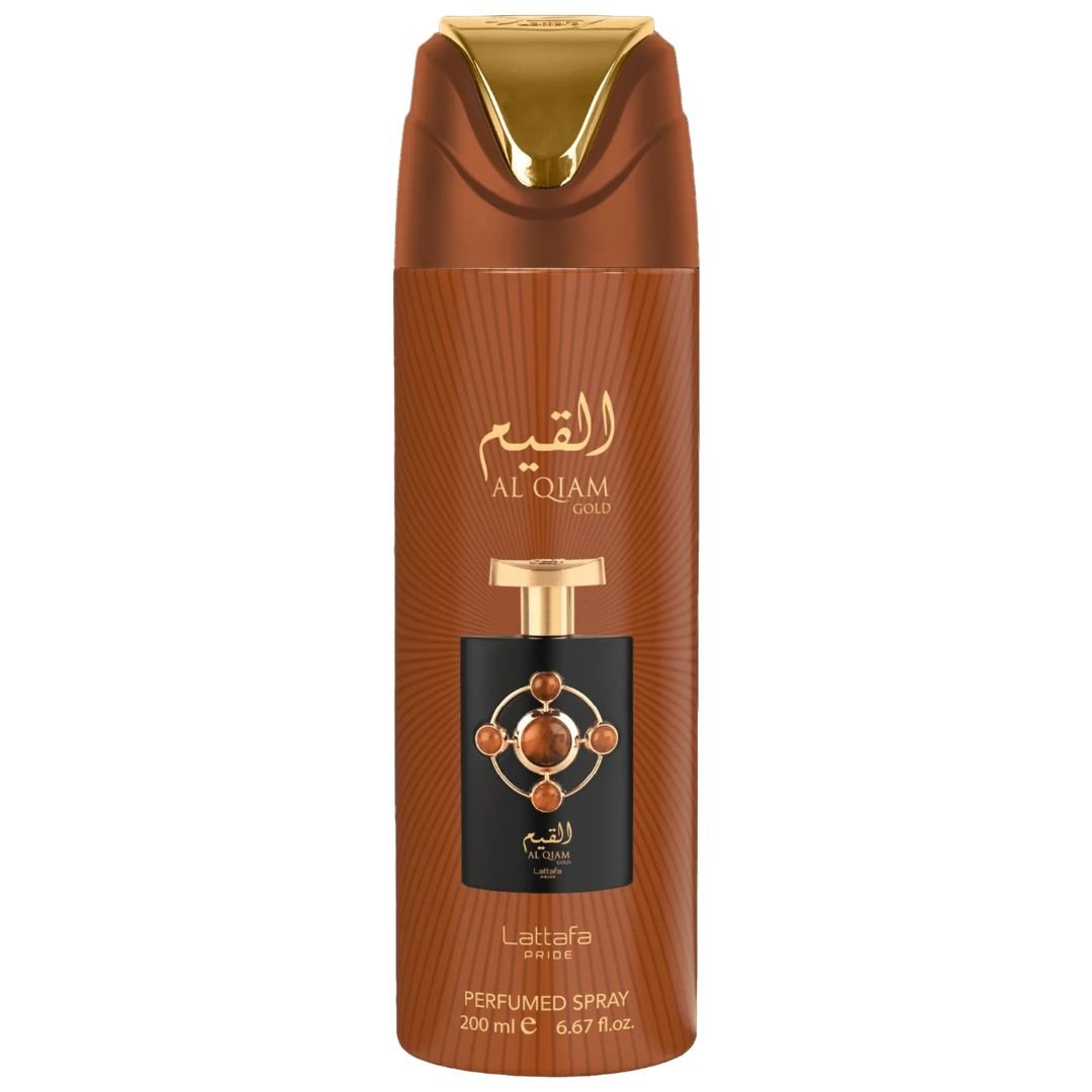Al Qiam Gold 200ml Body Sprays by Lattafa Pride (Pack of 12)