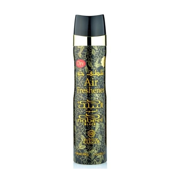 Pack of 6- Nabeel Black 300ml Air Freshener by Nabeel