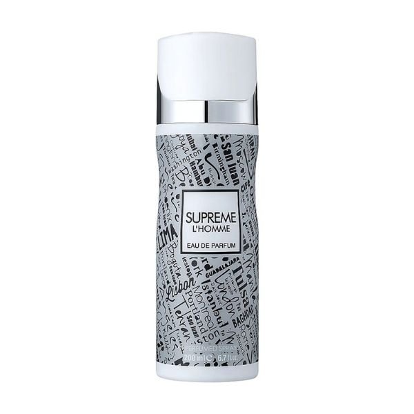 Pack of 6- Supreme L'Homme 200ml Deodorant by Fragrance World