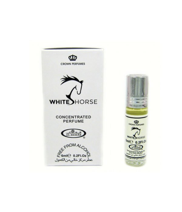 Pack of 6 - White Horse  6ml Perfume Oil by Al Rehab