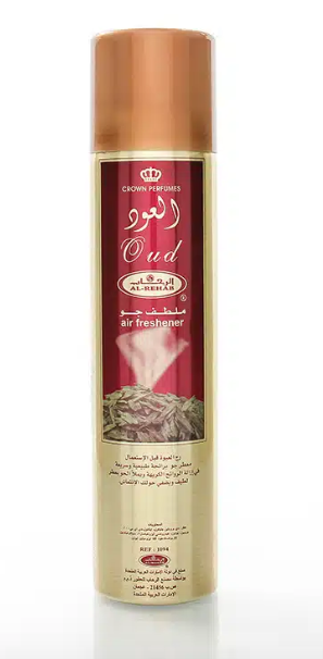 Pack of 6- Oud 300ml Air Freshener by Al Rehab