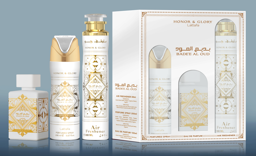 3P Gift Set Badee Al Oud Honor and Glory  by Lattafa