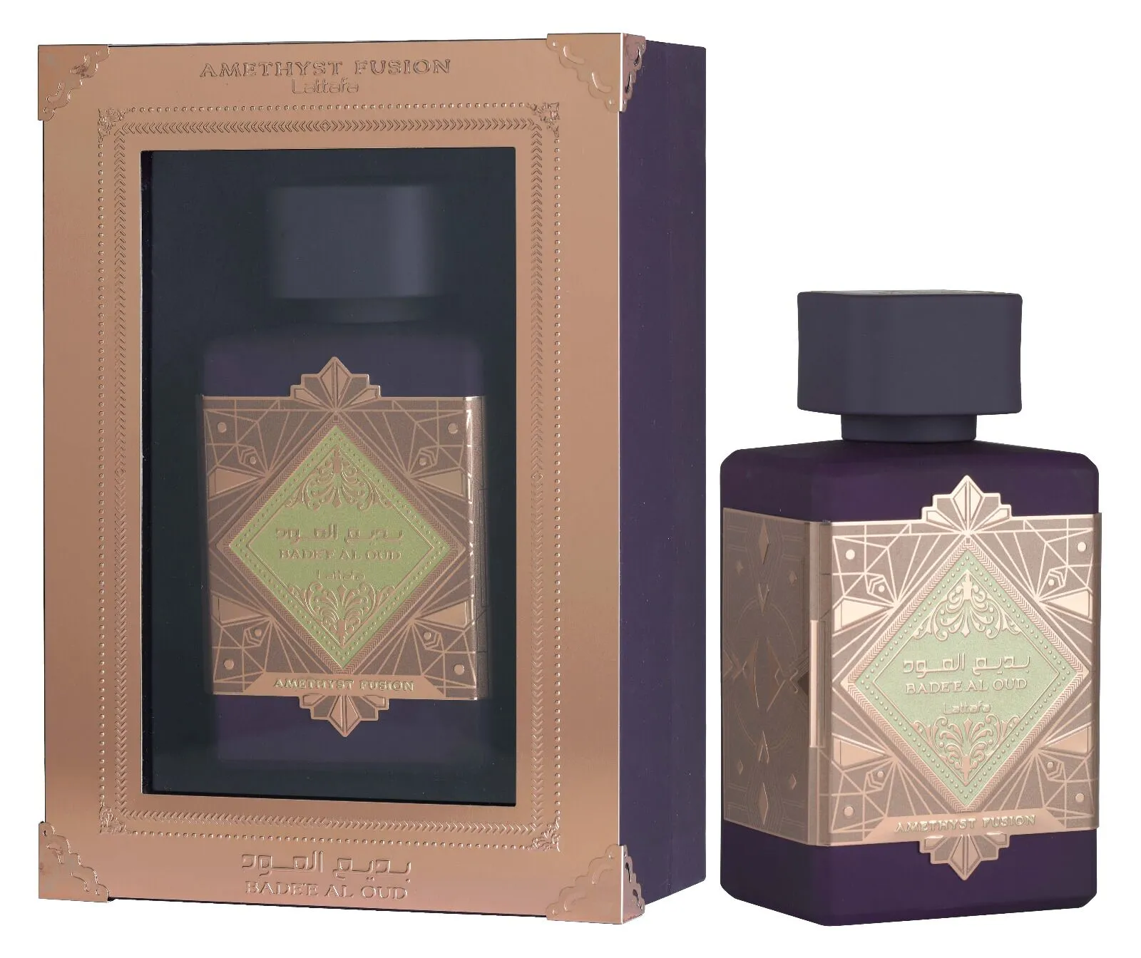 Badee Al Oud Amethyst Fusion 100ml by Lattafa Perfumes- Eau De Parfum