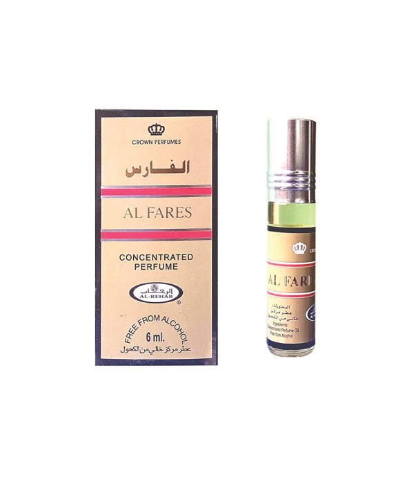 Pack of 6 - Al Fares  6ml Perfume Oil by Al Rehab nnmmb