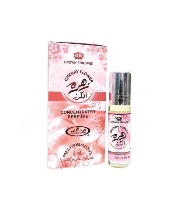 Pack of 6 - Cherry Flower  6ml Perfume Oil by Al Rehab