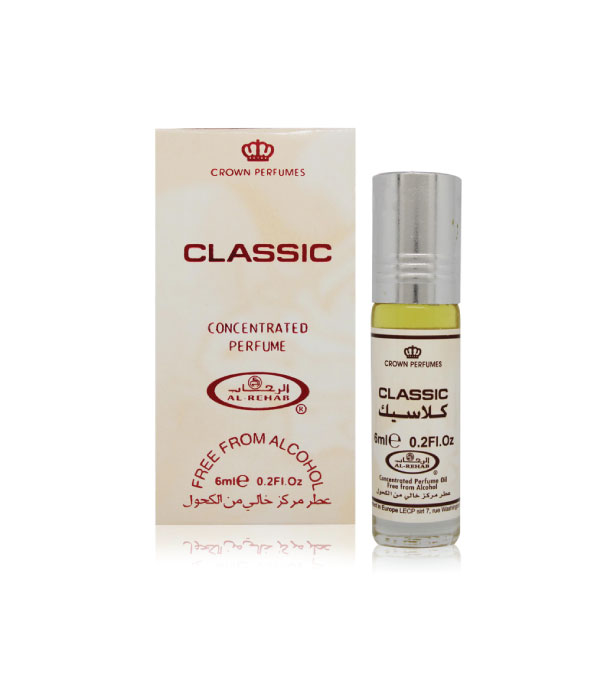 Pack of 6 - Classic  6ml Perfume Oil by Al Rehab