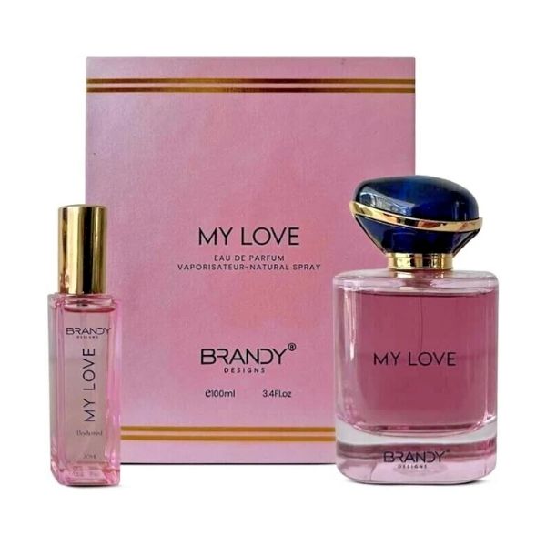 2P Gift Set My Love (Eau De Parfum and CPO) by Brandy 