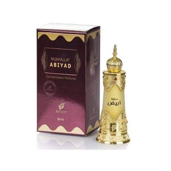 Mukhallat Abiyad 20ml Oil by Afnan