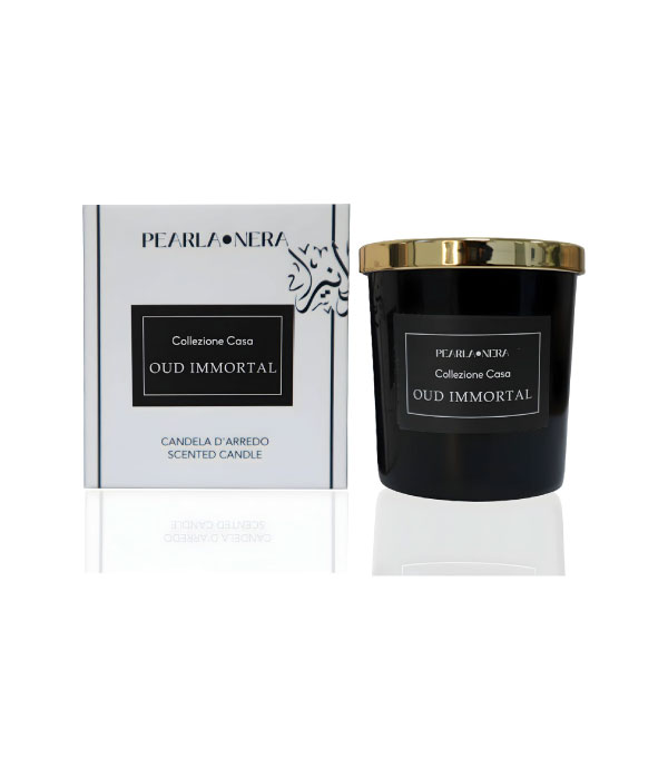 Oud Immortal Candle by Pearla Nera - 7oz/ 200gm (Soy Wax )