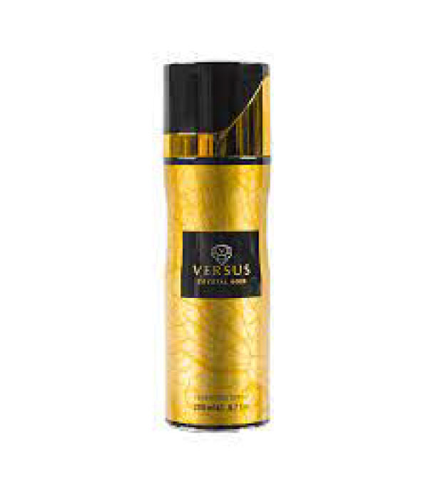 Pack of 6- DEO Versus Crystal Noir 200ml Deodorant by Fragrance World